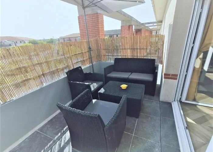 T2 Cosy ₪ Securise ₪ Airbus ₪ Piscine דירה קולומייר